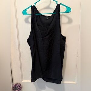 NWOT Torrid Women's Black crinkle gauze Tank Top